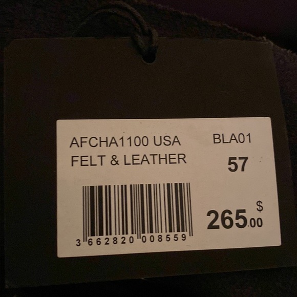 Stylish Black Felt and Leather Hat from The Kooples! - Picture 4 of 4